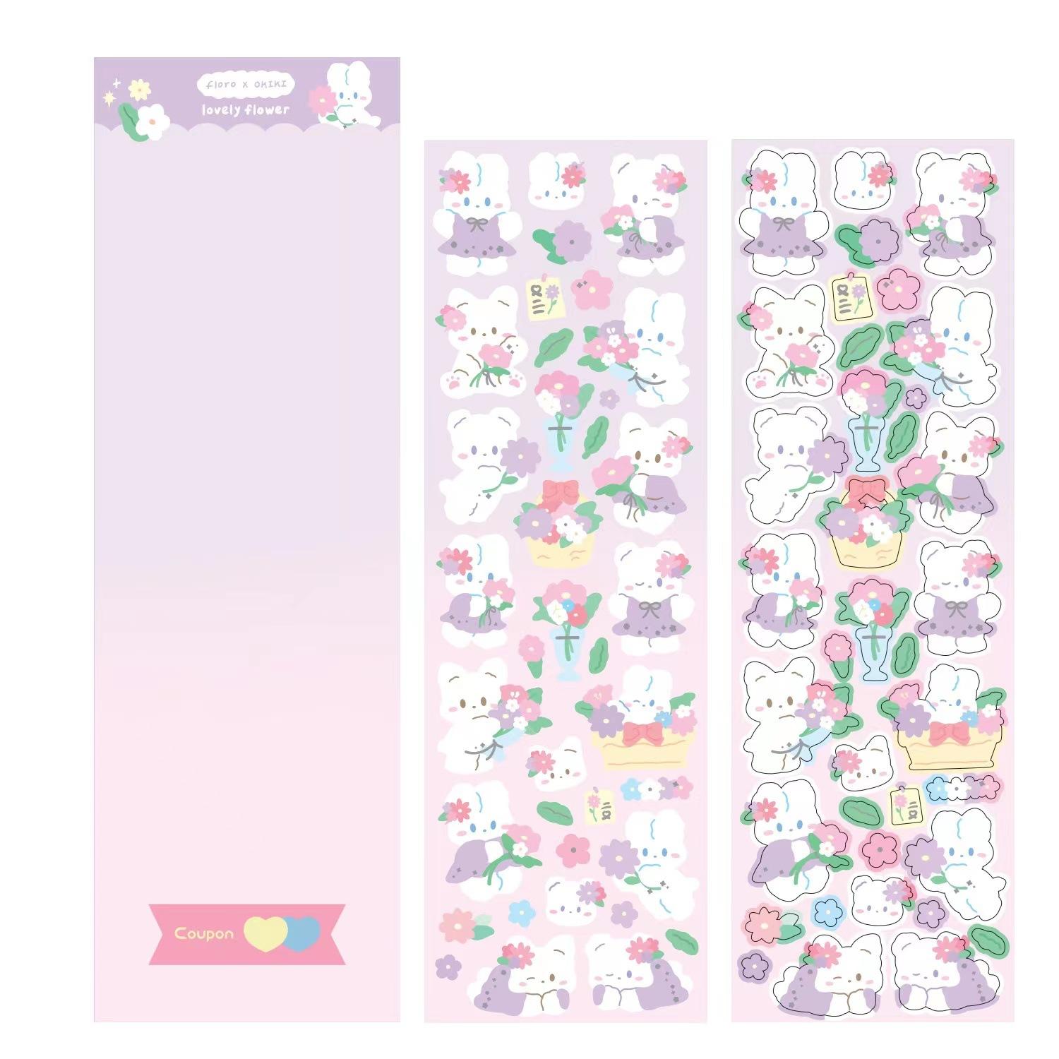 Милая мультяшная наклейка с кроликом DIY Декоративная наклейка на руку Guka Hot Silver — фото 5