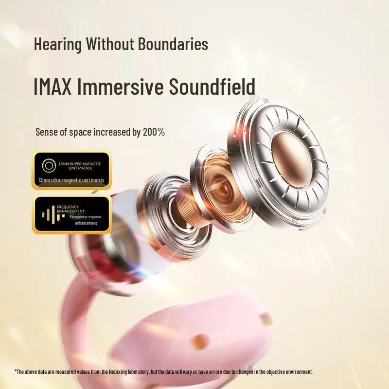 Y01 2025 Bluetooth Clip-on Earbuds: Long Battery, High-Quality Sound, Non-In-ear Design for Active Lifestyles