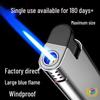 Windproof Blue Flame Jet Lighter: Stylish, Durable, Explosion-Proof, Inflatable Design.