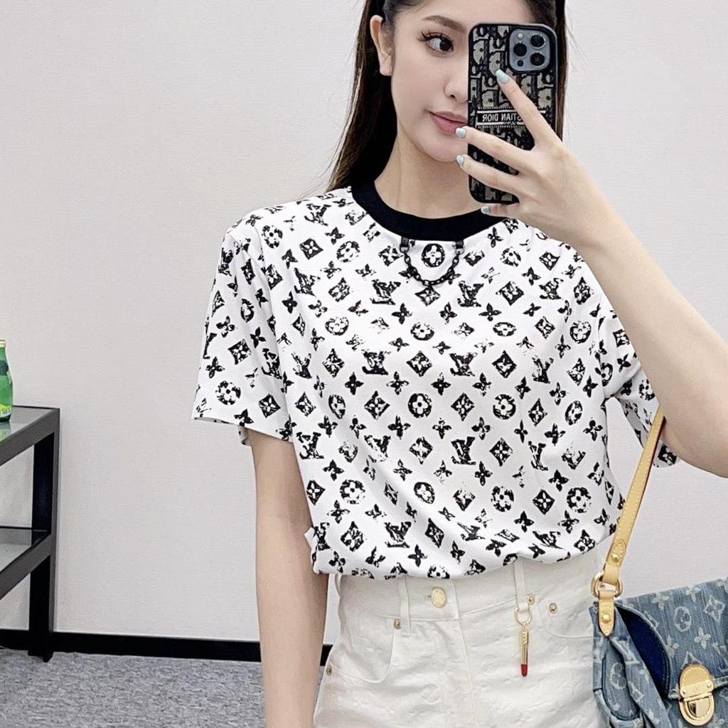Early Autumn Color Block Round Neck T-shirt - Soft, Comfortable, Skin-Friendly, Slim Fit
