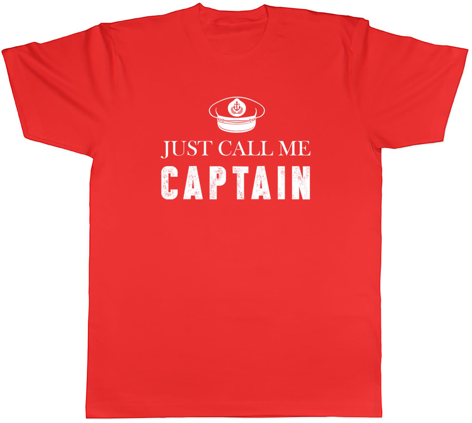 Funny Captain Unisexs TShirt Boats Cruise Ship Sailor Unisex Tee Gift S