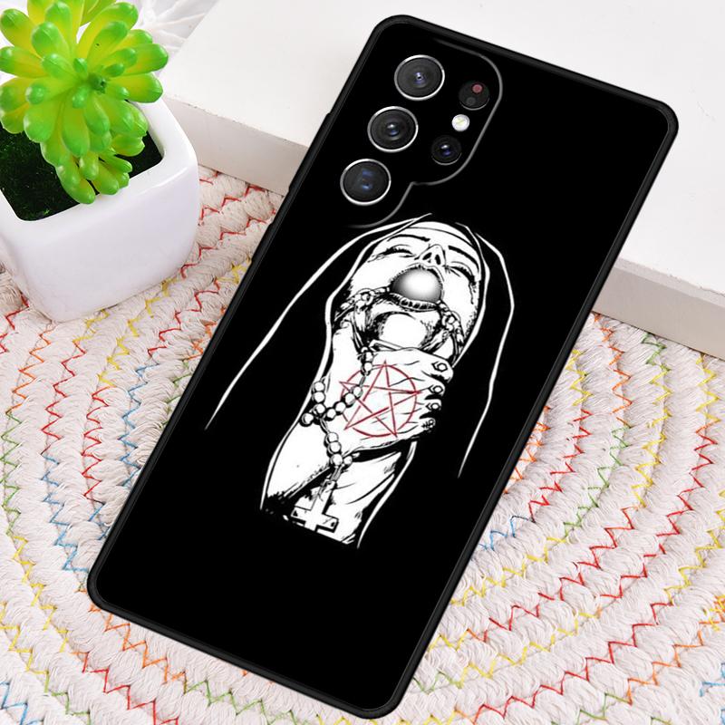 Pentagram 666 Demonic Silicone Phone Case For Samsung Galaxy Note 10 Pro S26 S25 S24 S23 S22 S21 Plus S25Ultra Capa Cover