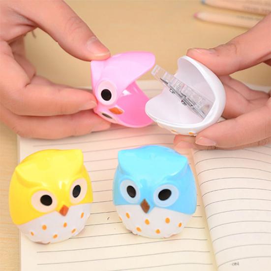 Cute Lovely Owl Design Pencil Sharpener Kid Favorite Stationery School Supplies