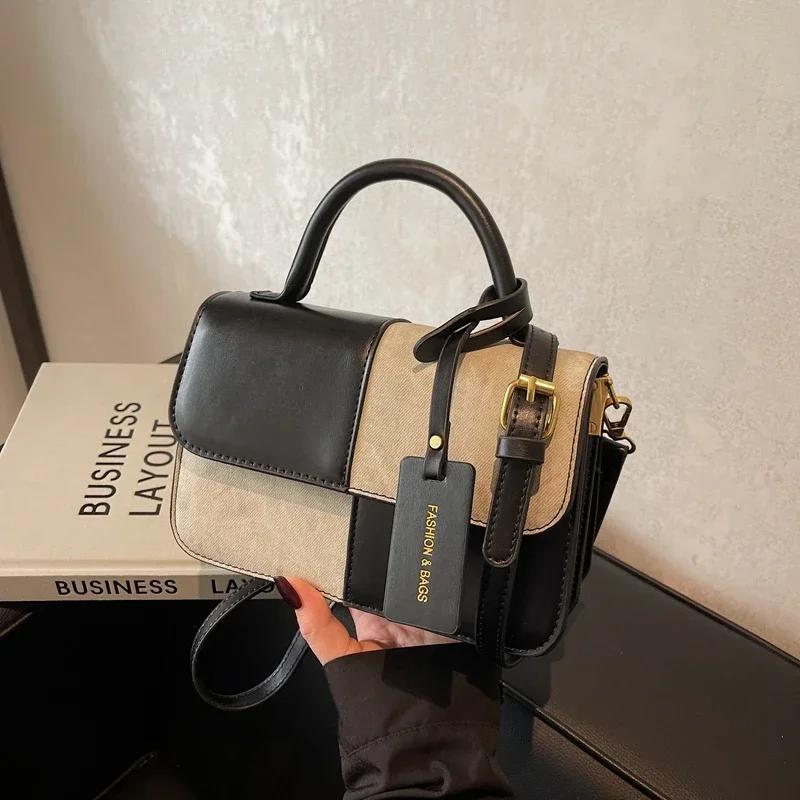 Fashion Solid Color PU Buckle Product Handbag 2026 Hot Sale Versatile Shoulder Bags Soft Simple Commuter Designer Crossbody Bag