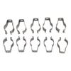 10pcs 12mm/15mm/18mm/21mm/25mm Spring Terry Tool Clips Sturdy 304 Stainless Steel For Organizing Tools Accessories