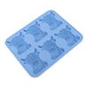 6 Cavity Mini Highland Cow Ice Cube Mold Silicone Reusable 3D Ice Tray for Whiskey Cocktail Beer