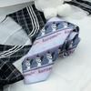 Trendy Arrowhead Type Tie With Kuromi And Sanrio Stripes