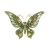 Colorful Rhinestone Butterfly Brooch Pin - Crystal Insect Shoe Decoration