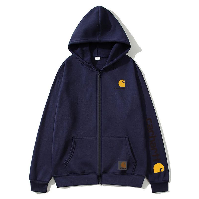 Carhartt Print Reißverschluss Hoodie für Damen & Herren: Trendige Herbst-/Winter-Oberbekleidung
