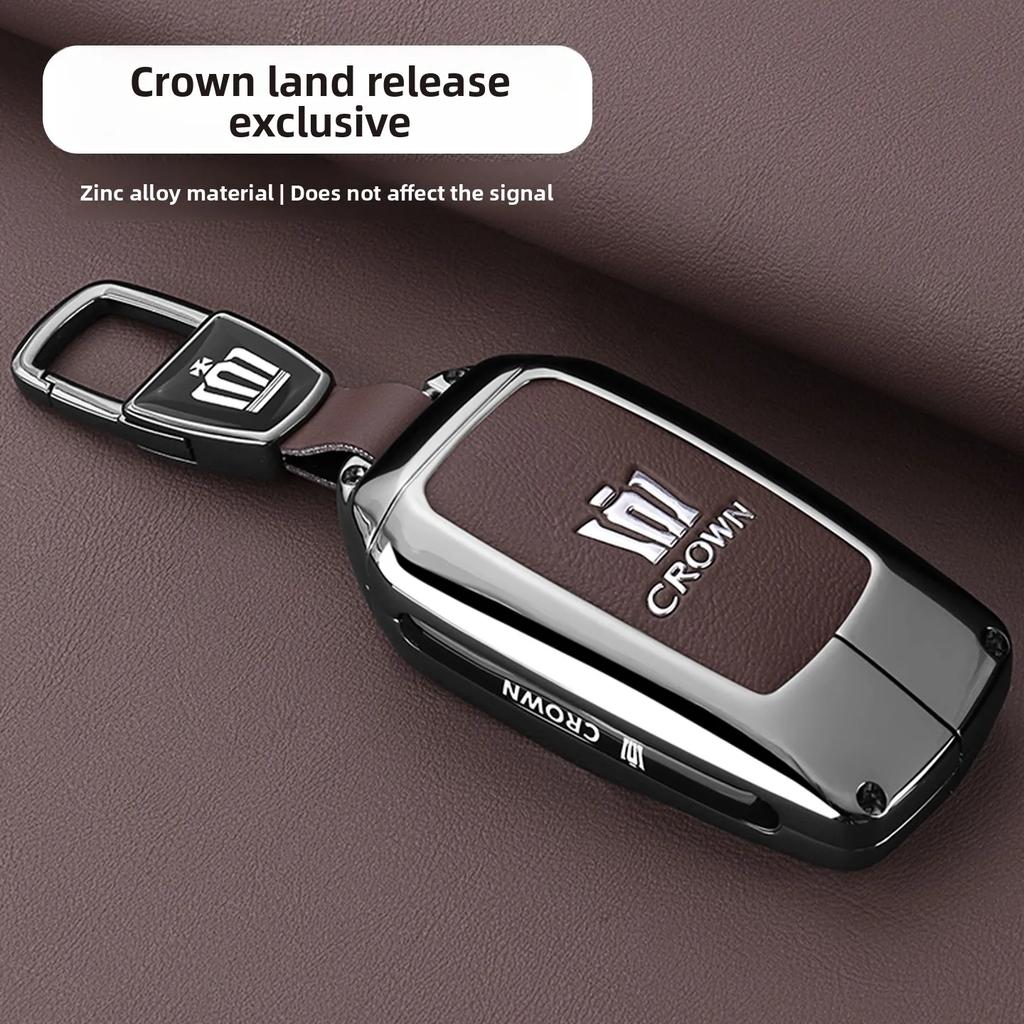 ANW1 2024 Toyota Crown Land Cruiser Key Set 14th Generation Special Product 13 Luxury Edition Automotive Parts 12 Buckle Case for Men