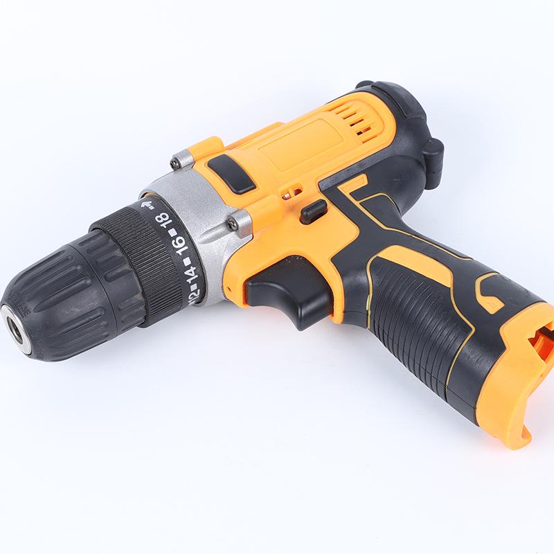 21V Rechargeable Brushless Lithium-Ion Impact Drill - High Power Handheld Tool for Home Use