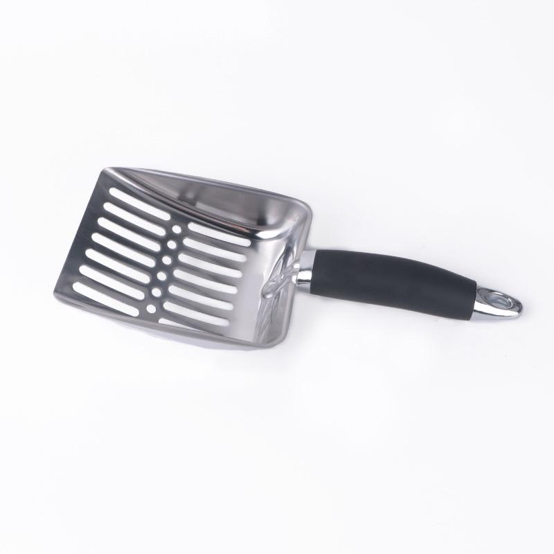 Thickened Stainless Steel Cat Litter Scoop - Durable Kitten Shovel for Bentonite & Tofu Litter