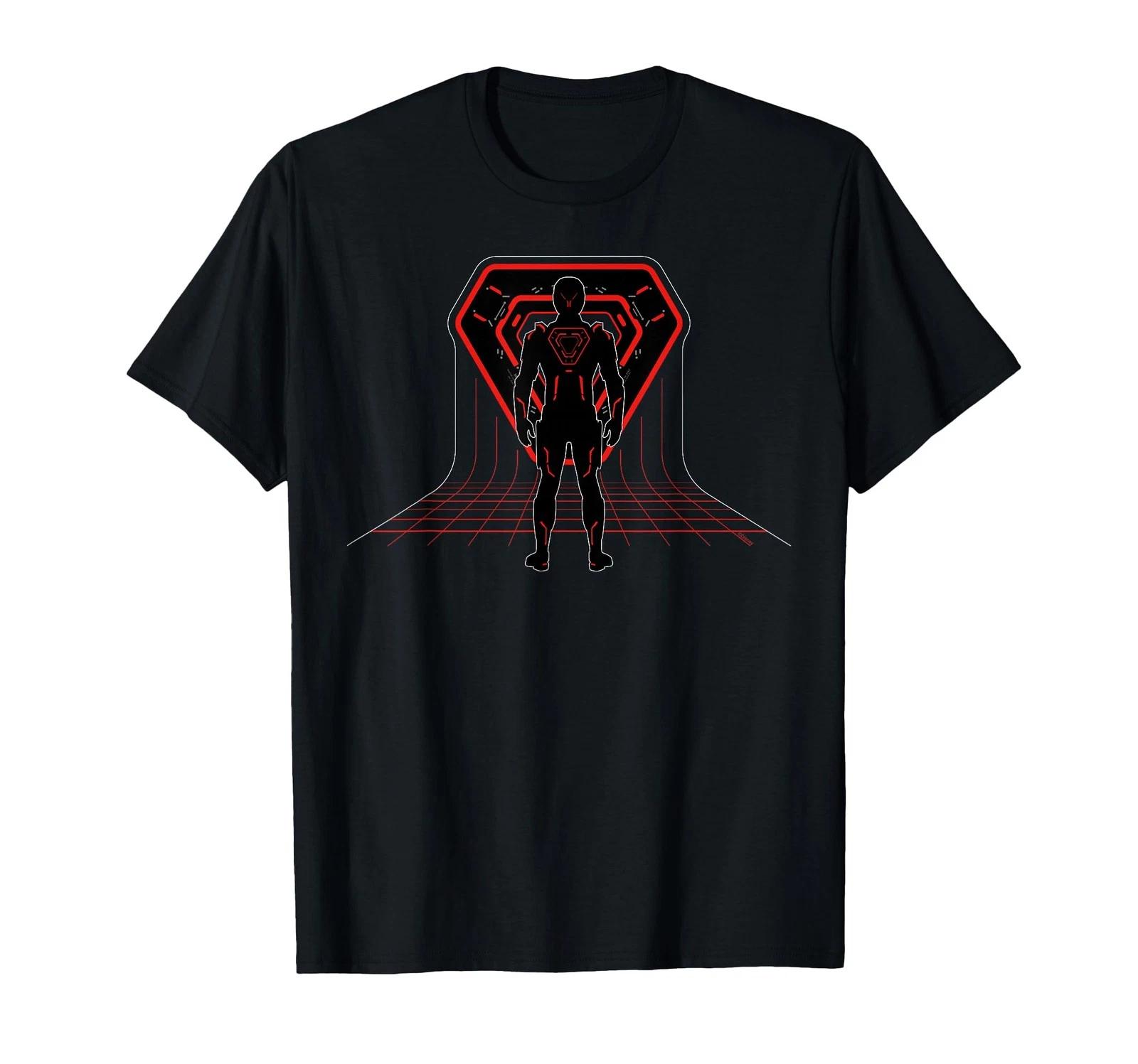 Disney Tron: Ares Identity Disc Grid Official Movie T-Shirt_ 4XL
