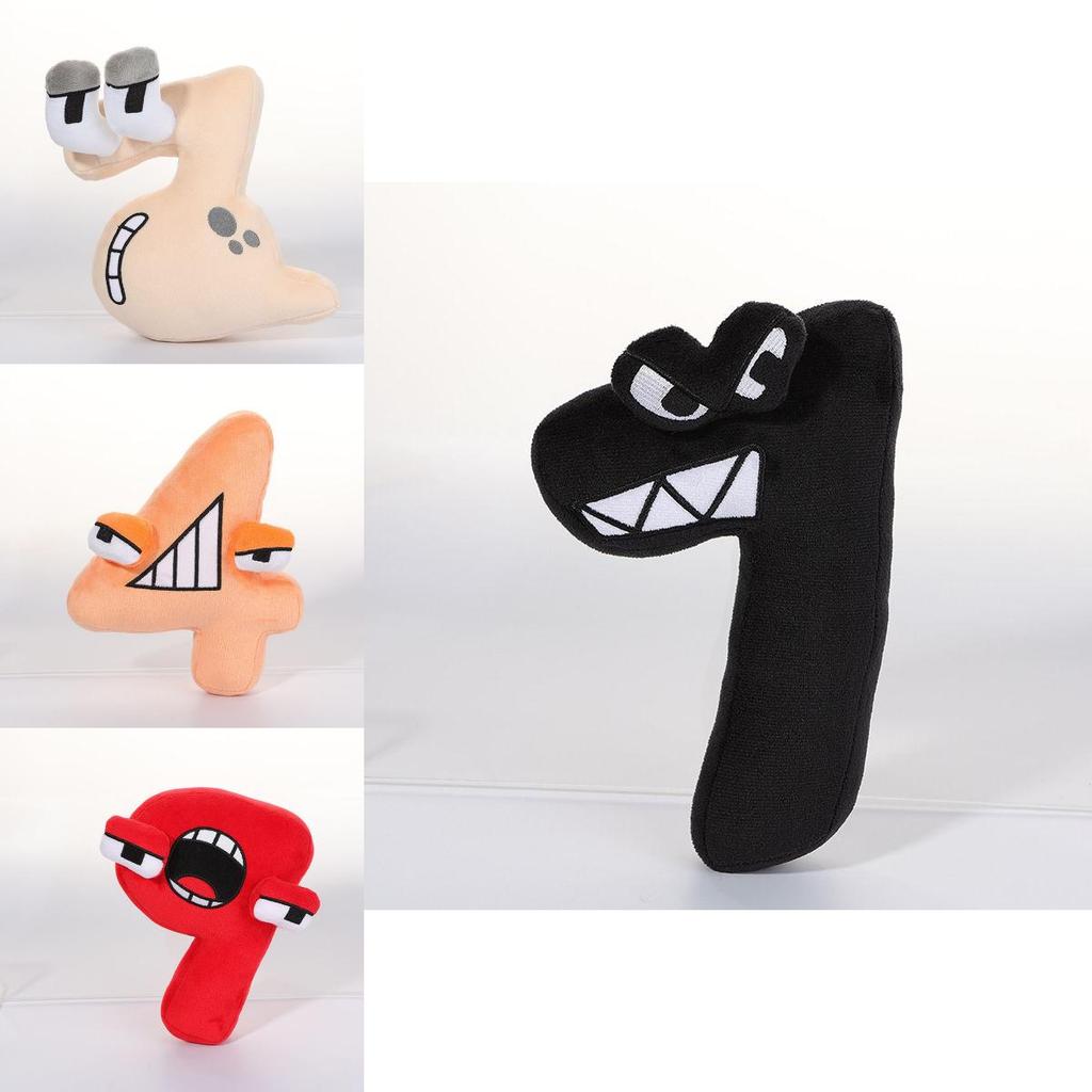 Alphabet Lore Number Zero One Plush Baby Doll Educational Toys Home Decor Gift