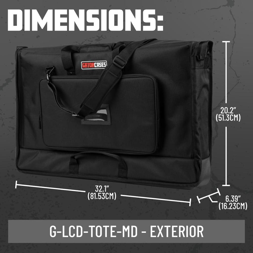 GATOR LCD Tote Series Carrying Bag for 27-32 Inch LCD Displays (G-LCD-TOTE-MD) [Official Japanese Product]