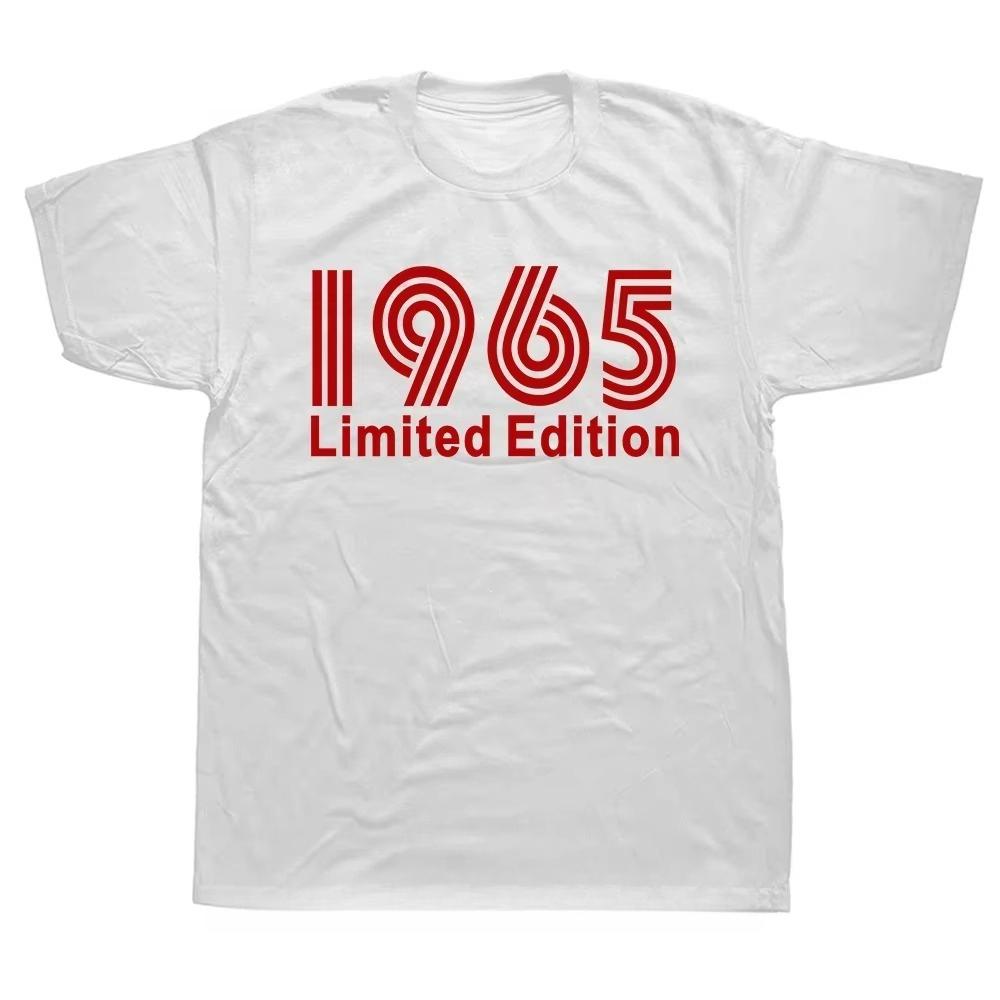 Hergestellt 1965 Limitierte Edition T-Shirt Baumwolle Atmungsaktiv Lässig 58 Jahre Awesome 58. Vater T-Shirt Klassische Oberteile Tees Männer