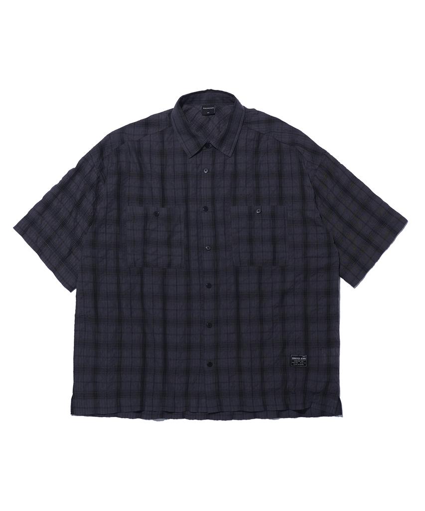 Eonoideu Essential Seersucker Check Shirt Lq2Yu343_Charcoal