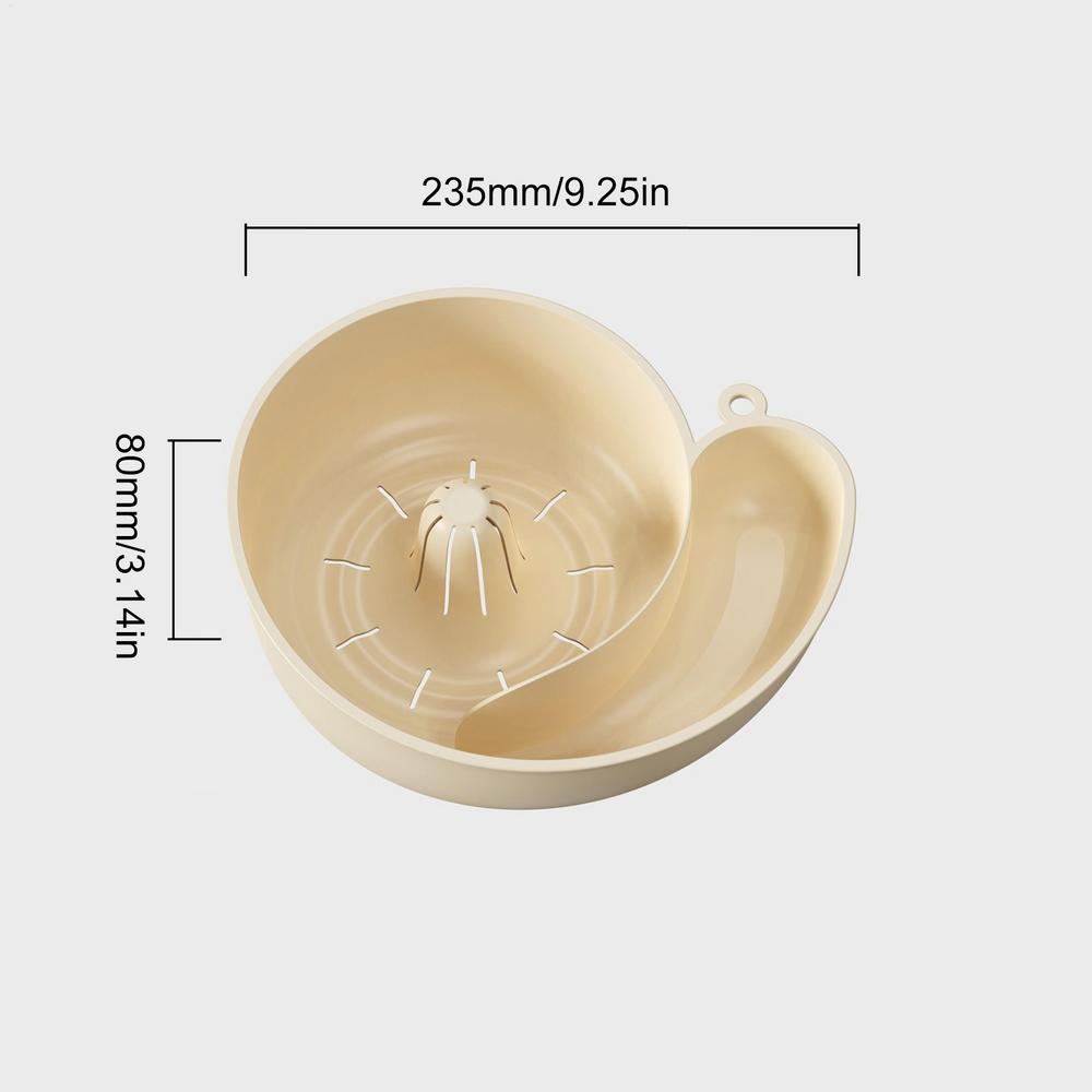 

Rotating Drain Basket for Fruit Animal-Inspired Kitchen Drain Basket Food Container Veggie Washer Strainer Bowl Fruit Colander