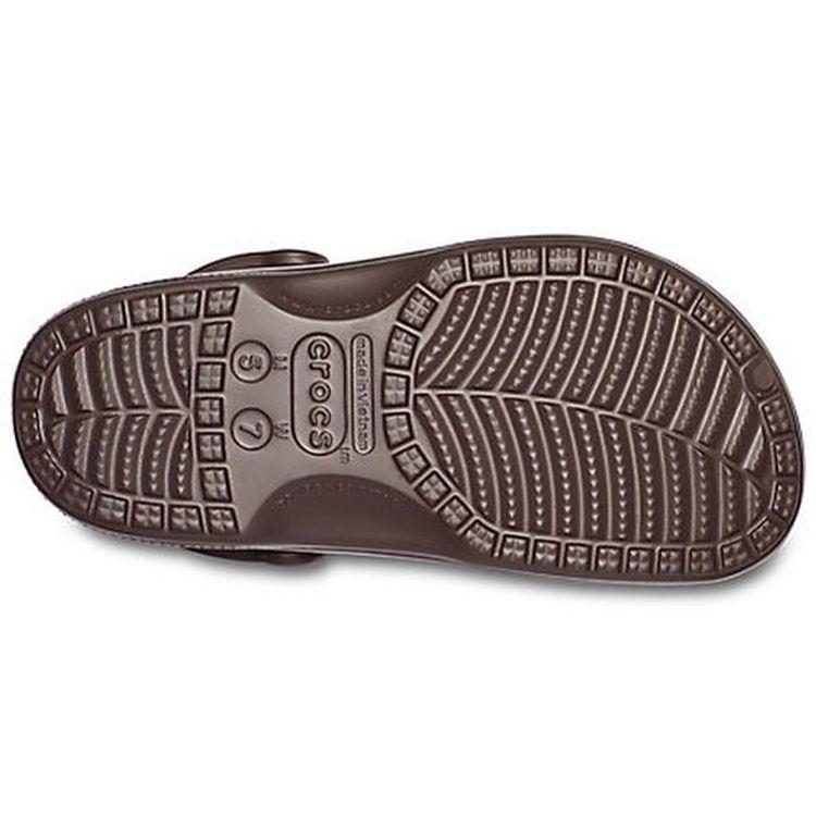 Crocs Baya EVA Lightweight Round-Toe Warm Cotton Clogs Unisex clogs Brown 205969-22Z