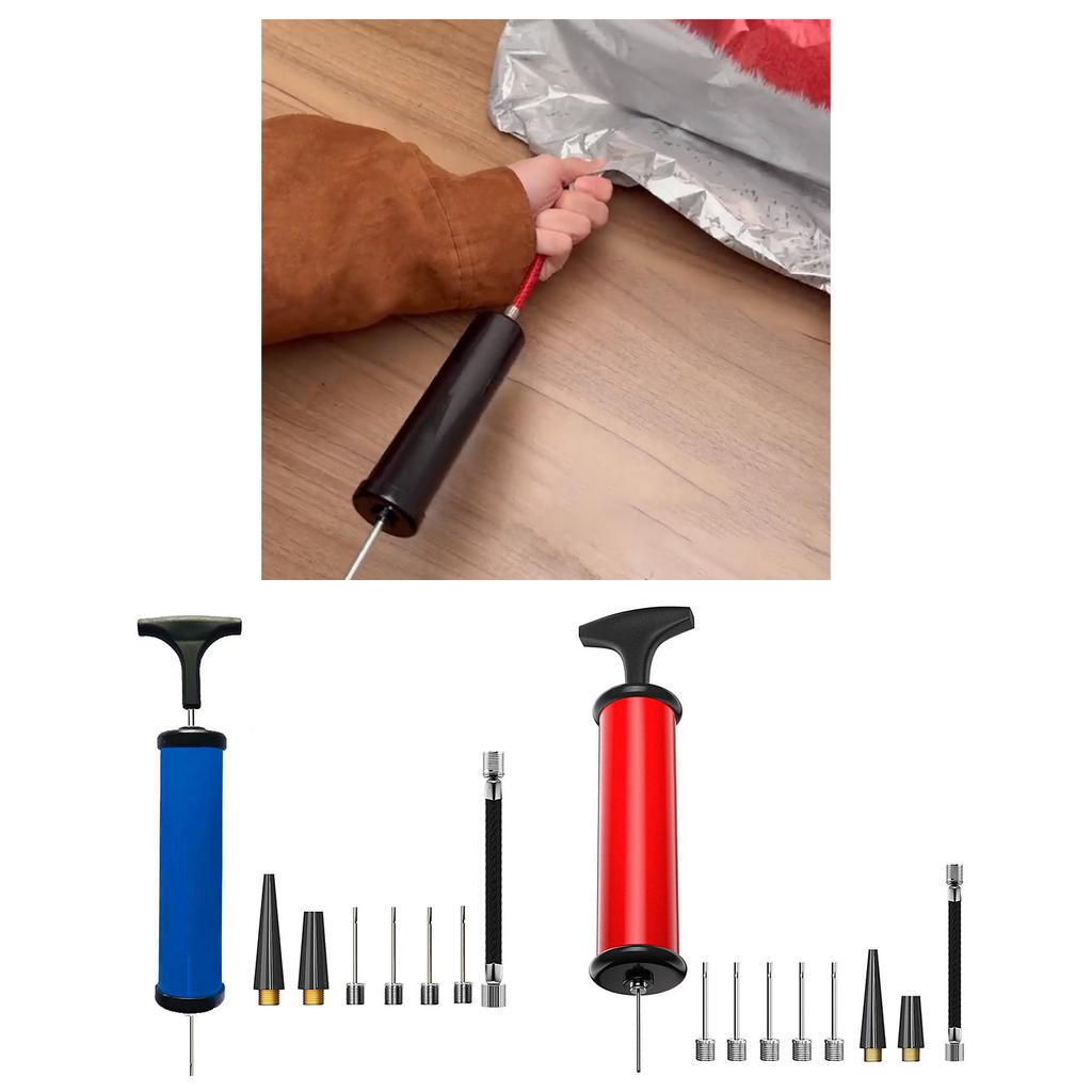 Sady ručního nafukovacího zařízení pro sportovní míče Pumpa Vzduchová Pumpa s jehlovou tryskou a prodlužovací hadicí pro fotbal Fotbal Volejbal
