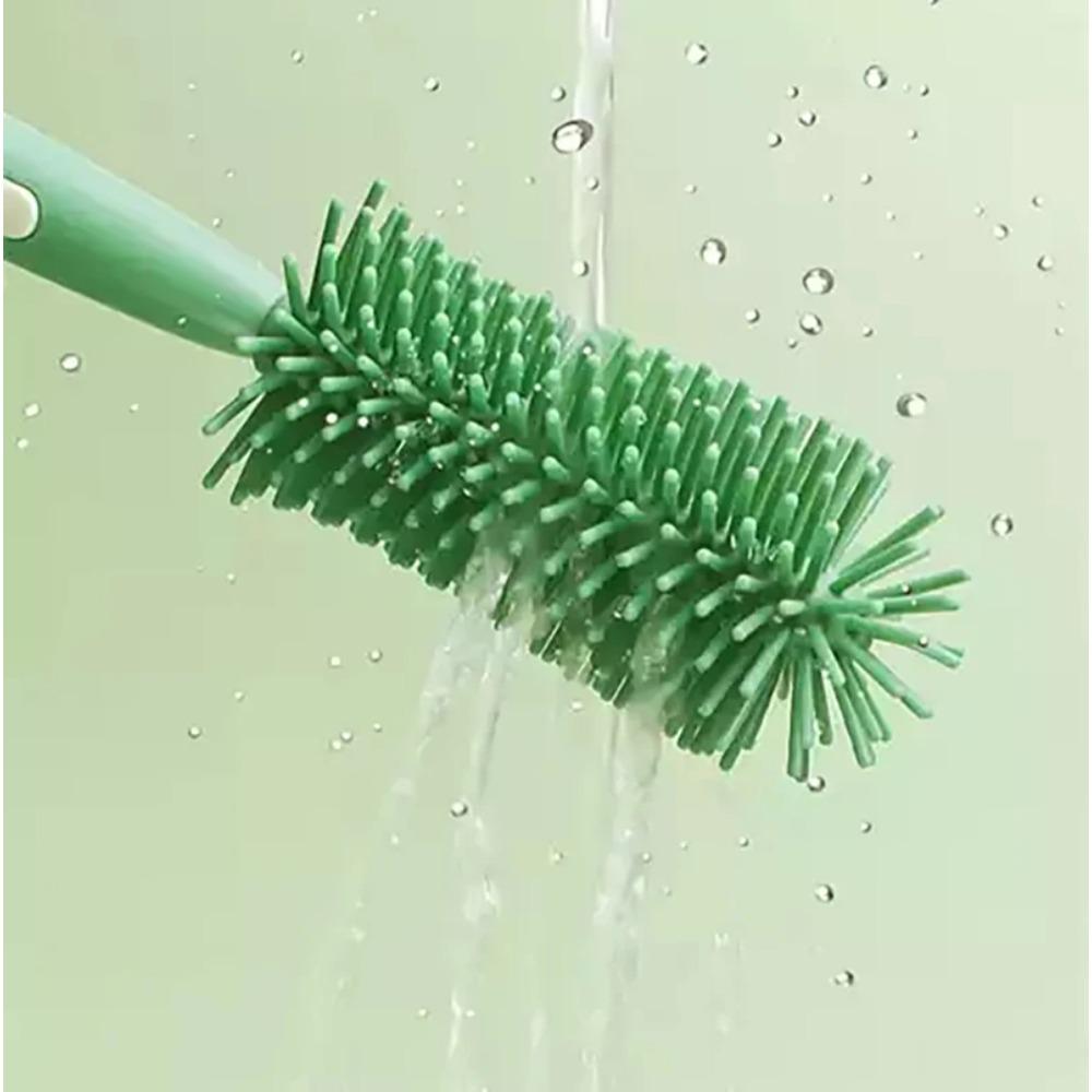 Schnullerflaschenbürsten-Set, Baby-Reinigungsset, Silikon-Becherbürste, Reinigungswerkzeug, Held Soft Head, Bürsten in Lebensmittelqualität, Babyflaschenbürste