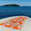 Checkered Daisies Quick Drying Bath Towel Microfiber Beach Towel - Light Weight Swimming Camping  Yoga Beach Out