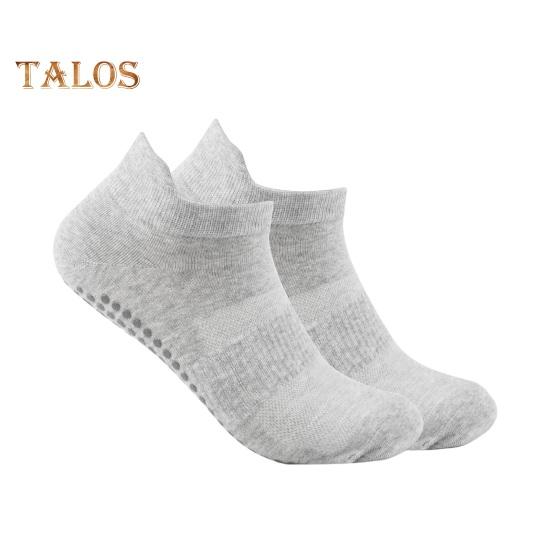 

1 пара носков унисекс для пола, противоскользящие, силиконовая подошва, средняя часть, без запаха, утолщенные, теплые, однотонные, высокая эластичность, впитывающие пот, не садятся, спортивные светло-серый