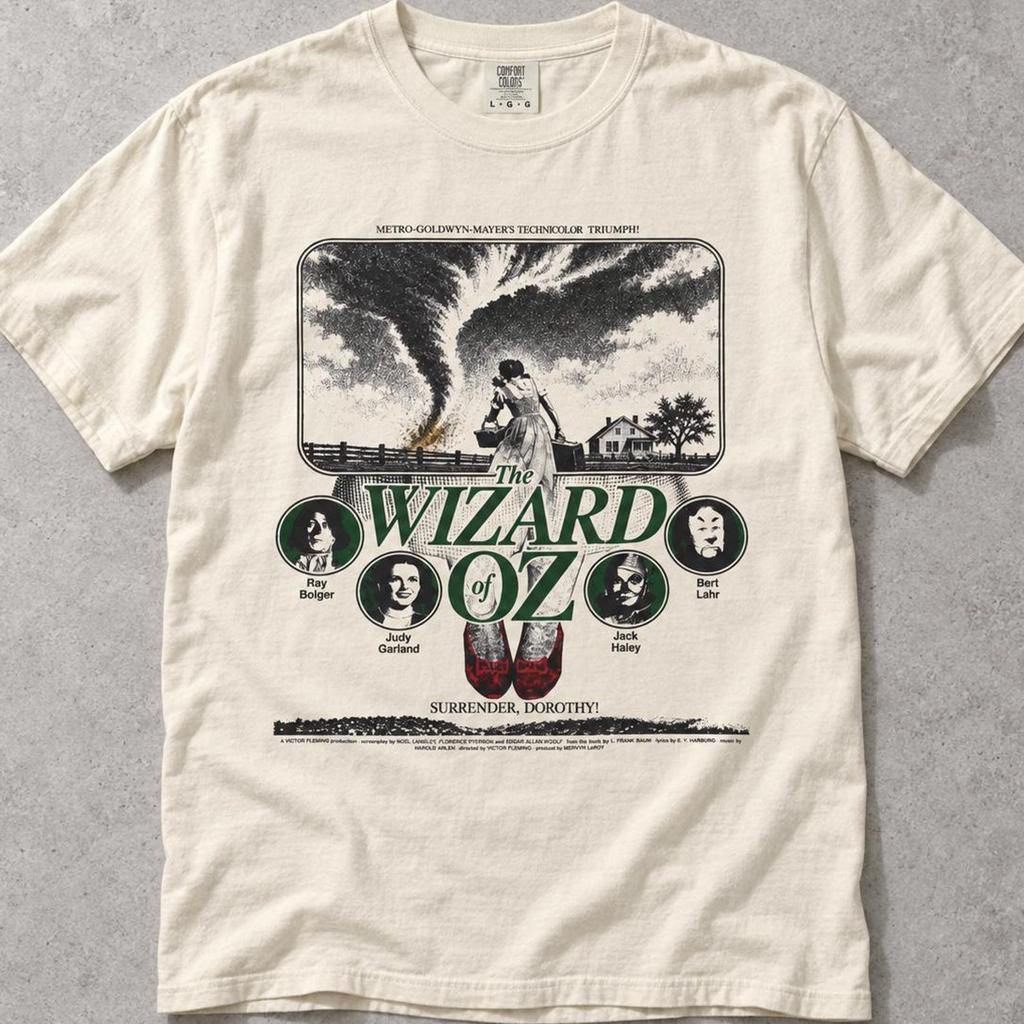 The Wizard of Oz Movie Poster T-Shirt | vintage film graphic tee