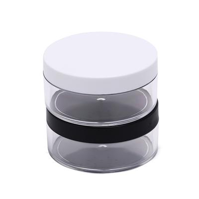 1Pc 50G Plastic Empty Loose Powder Pot With Sieve Cosmetic Makeup Jar Container