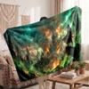 Warm Flannel BlanketWorld of Warcraft Soft Cozy Throw Blanket for Bedroom Couch