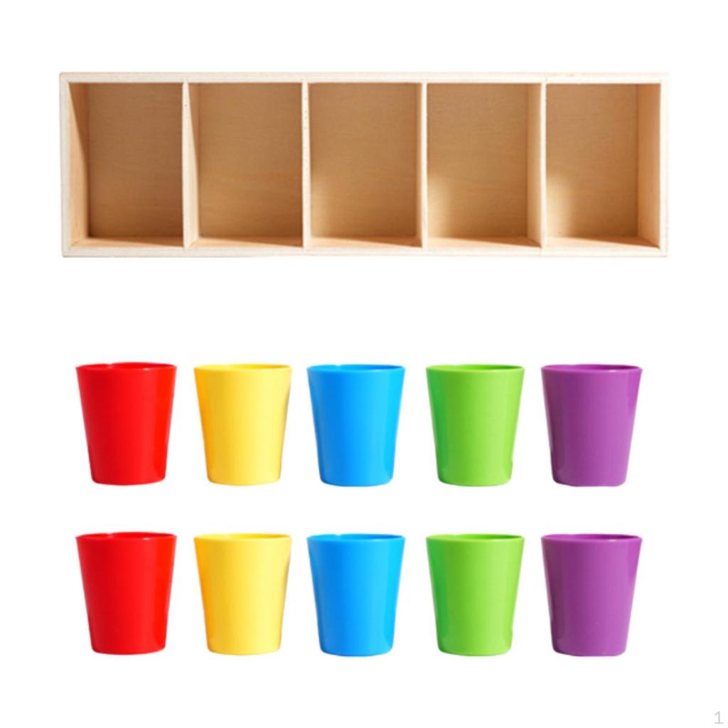 Match The Cup Color Game Stacking Cups Developmental Fun Family Games Sorting for