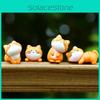 Pvc Orange Cat Wall Decor Toy With Micro Landscape Design For Kids And Adults