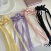 2pcs Y2K Ribbon Bow Hair Clips Decorative Hairpins with Floating Tails for Women Weddings and Parties DEcoration