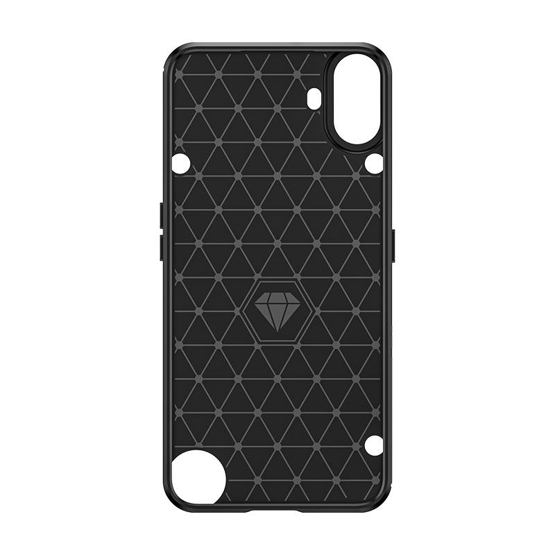 For Cover Nothing CMF Phone 1 Case Nothing CMF Phone 1 Anti-knock Silicone Carbon Fiber Back Case For Nothing CMF Phone 1 Case