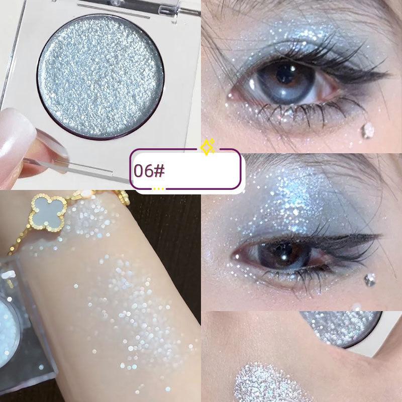 Monochrome Eye Shadow Shimmer Glitter Mashed Potatoes Highlighter Shine Highlighter Makeup Gel Face and Body Brighten Glitter Natural Contour Makeup