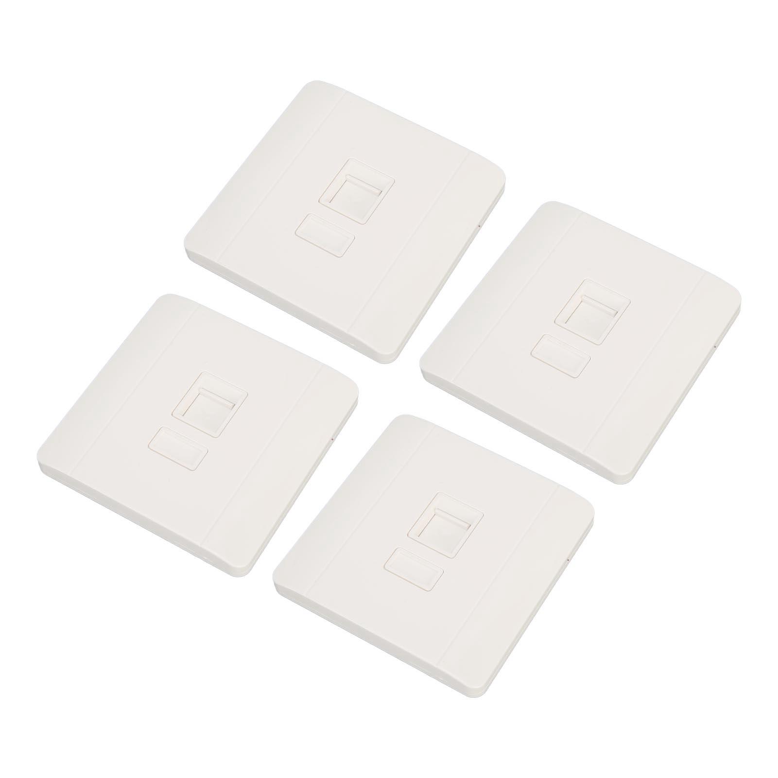 

30 шт. Настінна розетка Ethernet 1 порт RJ45 RJ11 Мережева настінна розетка гніздо для дротового з єднання