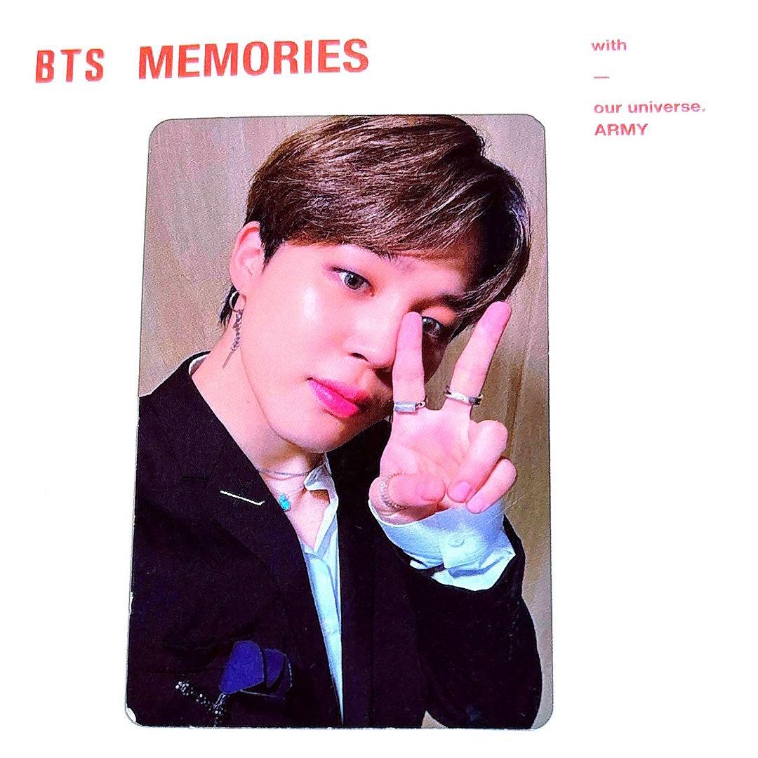 

[USED] Official BTS MEMORIES 2019 Blu-ray bonus Jimin trading card