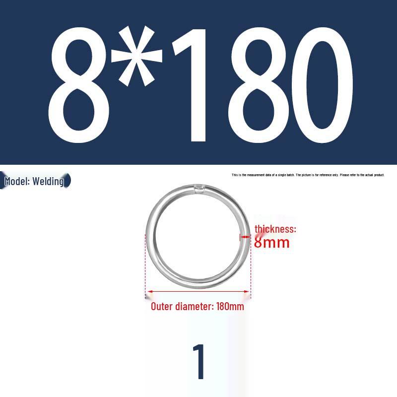 304 Stainless Steel Seamless O-Ring for Lifting and Hammock Yoga Connection
