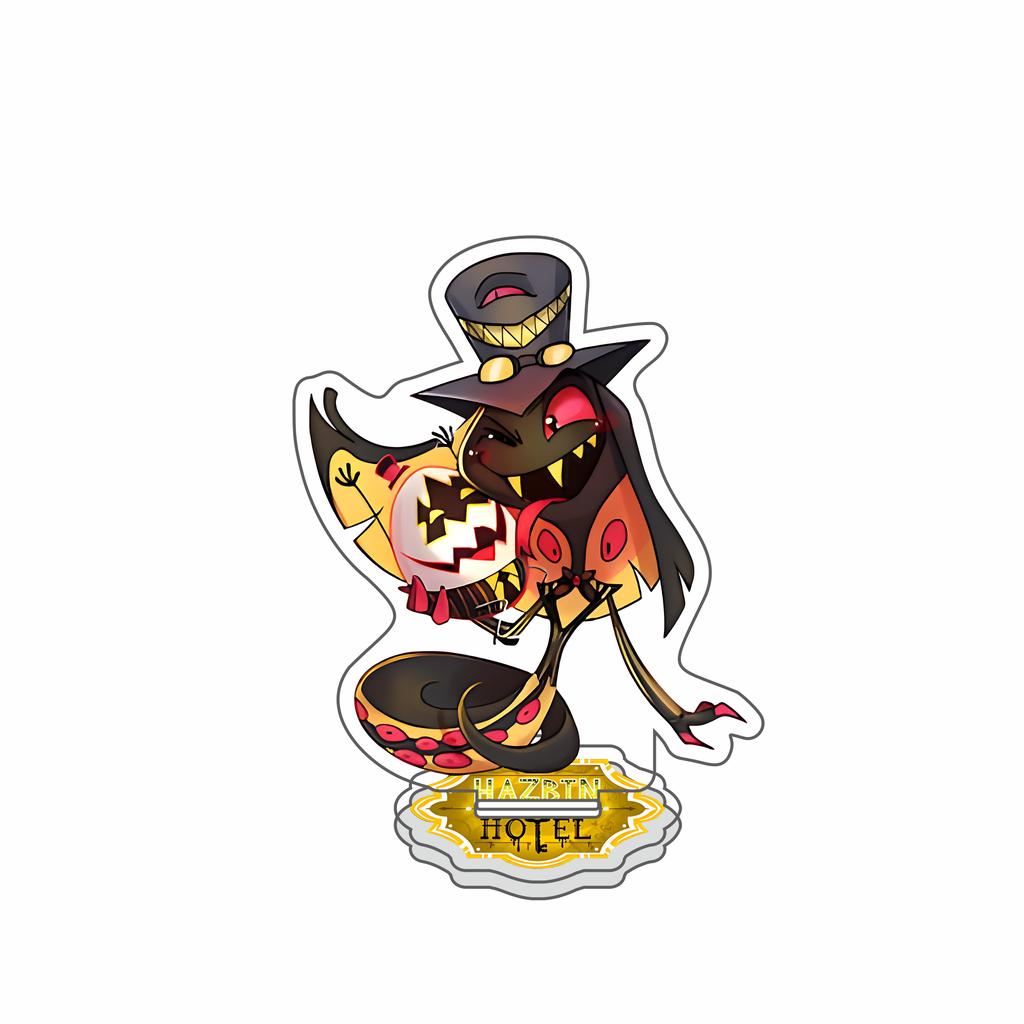Anime Figure Hazbin Hotel Charlie Morningstar Vaggie Alastor Acrylic figure stand Desktop ornament Festival keychain