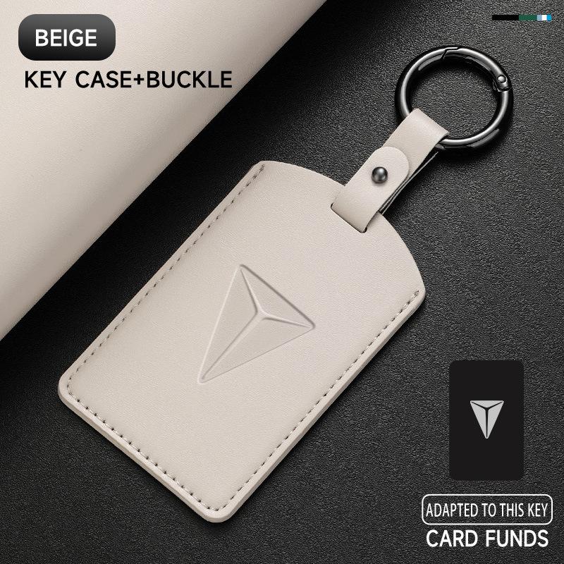 For Changan Deepal Sl03 S07 S05 S09 L07 Car Key Case Cover Remote Control Protector Shell Fob Leather Full Protection Key Holder