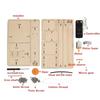 Diy Science Project Kit Puzzle Toys Creative Education Diy Detailed Guide Electric Elevator Lift Model Gifts For Children Adults