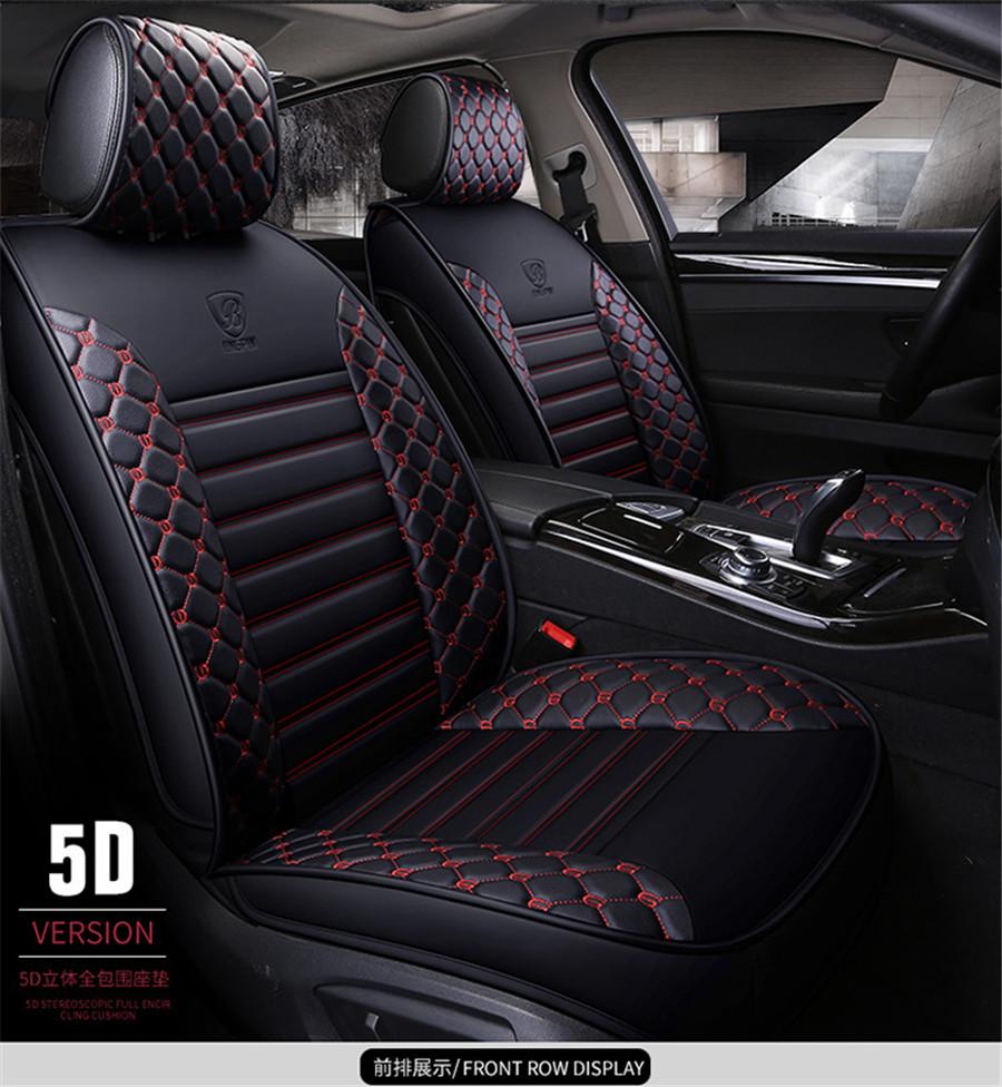 Pu Leather Car Seat Covers For KIA All Models Rio K2/3/4 Cerato Sportage Cars Cushion Auto Accessories Car-styling...