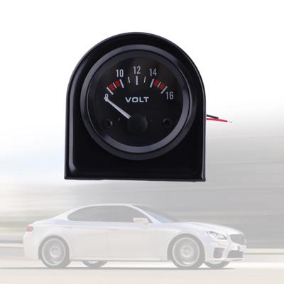 12V Auto Universal Voltmeter, Spannungsanzeigen, Universelles Spannungsmessgerät, 52mm/2Zoll Spannungsmessgeräte 8-16V