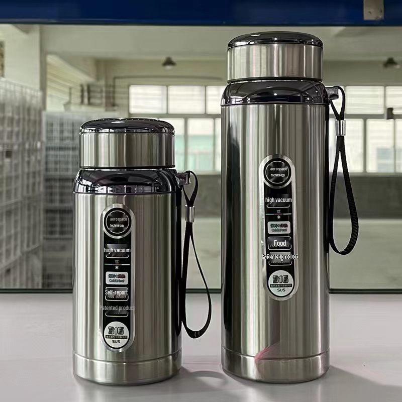 

Large Capacity Stainless Steel Insulated Water Bottle - Portable, Short & Wide Design for Men & Women Replacement Strainer