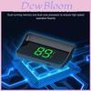 Novo V9 2023 Head-up Display para Carro Hud Encaixe Universal Cores Verde Branco Alimentação USB