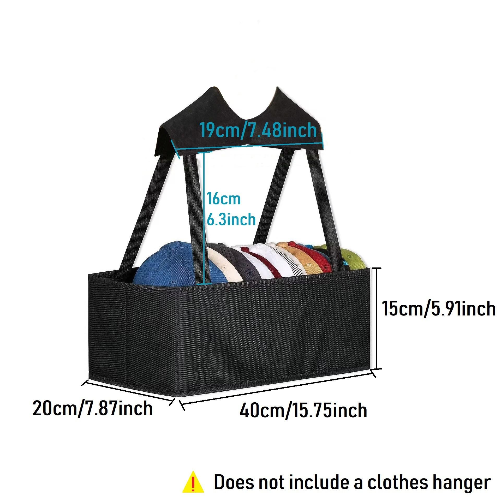 

Wardrobe Baseball Cap Storage Hanging Bag Wardrobe Hanging Type Underwear Miscellaneous Items Organizing Storage Hanging Bag чорний