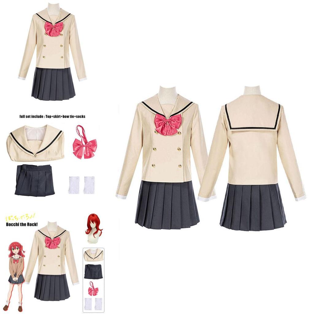 Stunning Bocchi The Rock! Kita Ikuyo Cosplay Costume Outfit