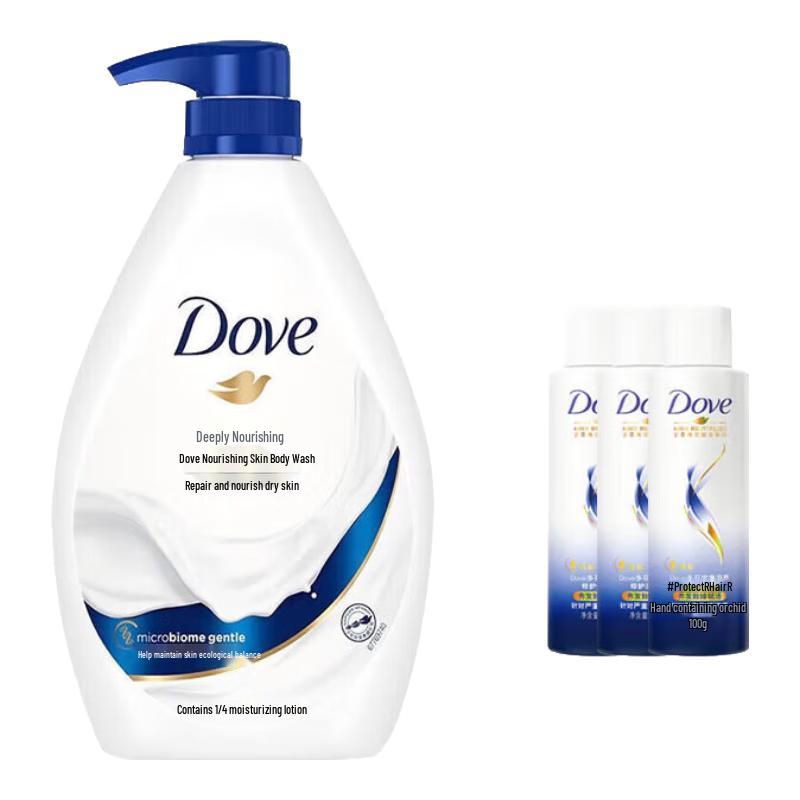 Dove Deeply Nourishing Shower Gel & Shampoo Bundle