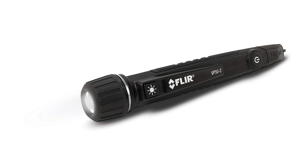 FLIR CAT IV Voltage Featuring and Beeper Feedback Alarms and a Powerful LED Green VP50-2 Non-Contact Detector, Light, Vibration, Flashlight,