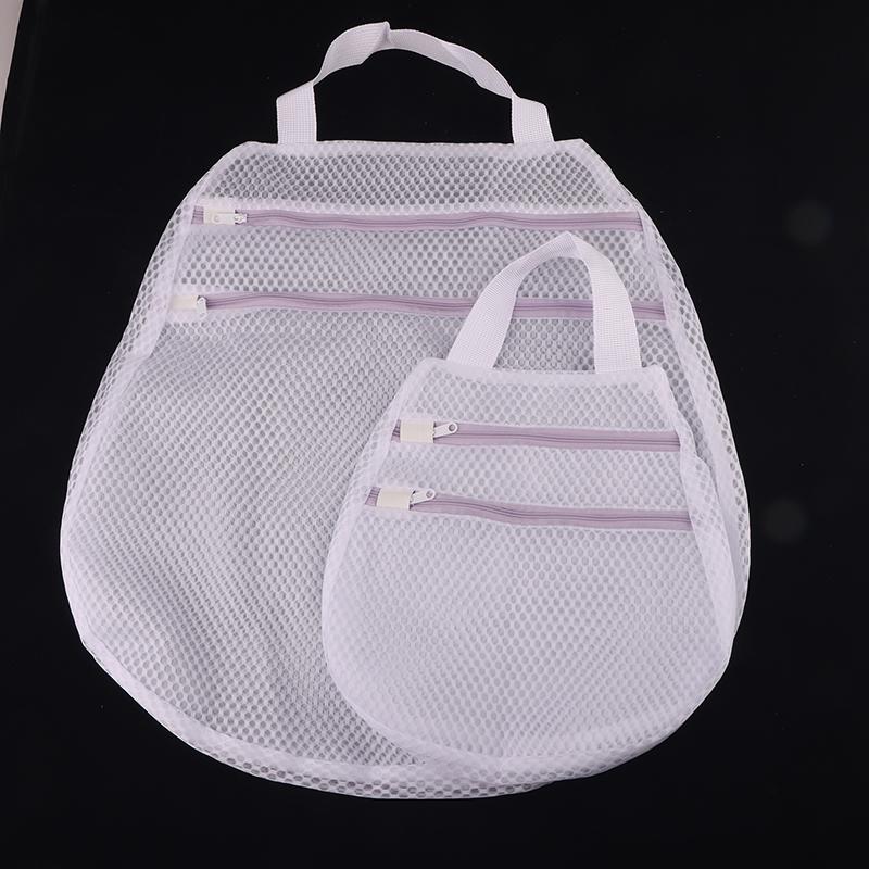 Mesh Laundry Bag Set,Double-Layer Zipper Coarse Mesh Sandwich Bra Bag,Can Hanging Bags Underwear Washing Machines Laundry Bag